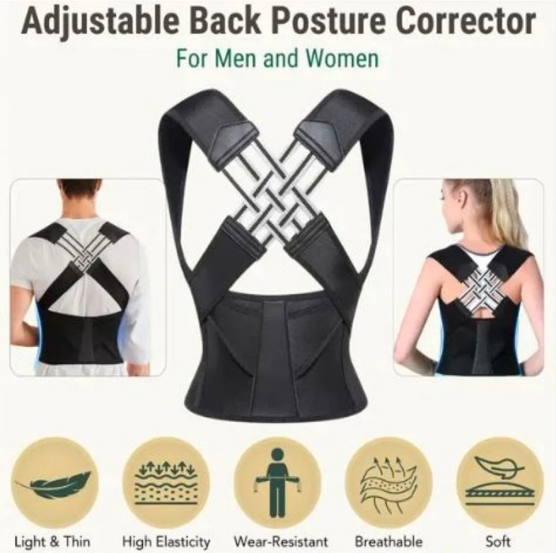 SpineNova™ – Premium Posture Corrector
