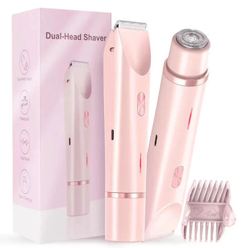 2 in 1 Dual Head Shaver | ماكينة الحلاقة النسائية 2 في 1 برأسين مزدوجين