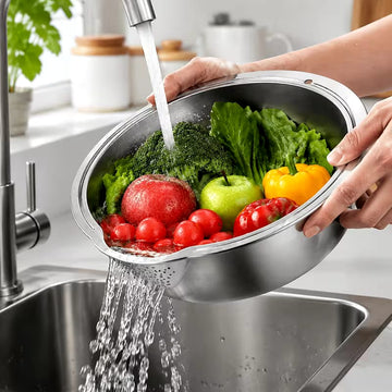 Quick Drain Kitchen Bowl