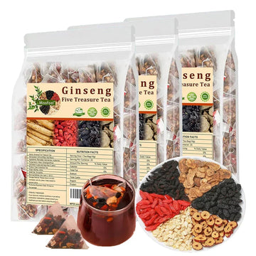Ginseng Five Treasure Tea | شاي الجينسنغ الكنوز الخمسة